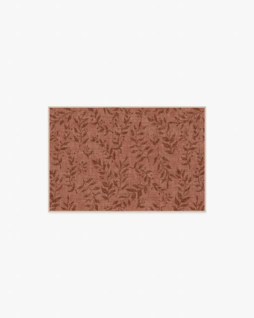 Leland Terracotta Rug - 60x90 - Machine Washable Area Rug - Kid & Pet Friendly - Indoor Rugs - Ruggable - image 1