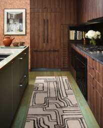 Kassena Black & Ivory Flatwoven Rug by Malene Barnett - 275x365 - Machine Washable Area Rug - Kid & Pet Friendly - Indoor Rugs - Ruggable - thumbnail 2