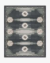 Annika Charcoal Rug - 245x305 - Machine Washable Area Rug - Kid & Pet Friendly - Indoor Rugs - Ruggable