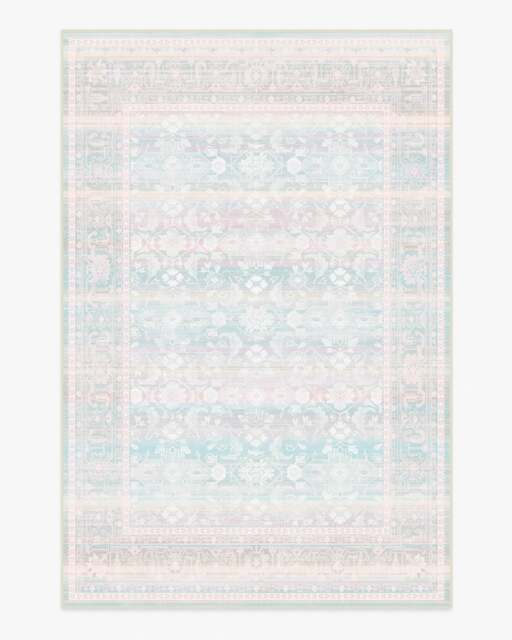 Ophelia Opal Rug Pink - 185x275 - Machine Washable Area Rug - Kid & Pet Friendly - Indoor Rugs - Ruggable - image 1