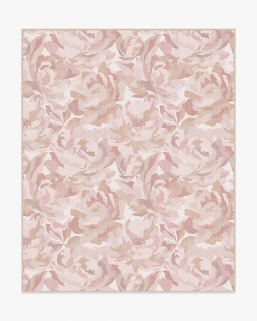 Fiona Vintage Blush Rug Pink - 245x305 - Machine Washable Area Rug - Kid & Pet Friendly - Indoor Rugs - Ruggable - image 1