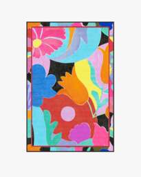 King's Road Multicolour Flatwoven Rug by RIXO Red - 120x185 - Machine Washable Area Rug - Kid & Pet Friendly - Indoor Rugs - Ruggable