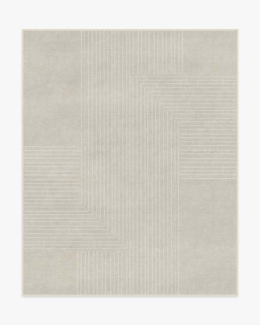 Bel Air Ivory Flatwoven Rug by The Hiltons - 245x305 - Machine Washable Area Rug - Kid & Pet Friendly - Indoor Rugs - Ruggable - image 1