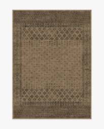 Fernanda Black & Tan Flatwoven Rug - 150x215 - Machine Washable Area Rug - Kid & Pet Friendly - Indoor Rugs - Ruggable - thumbnail 1