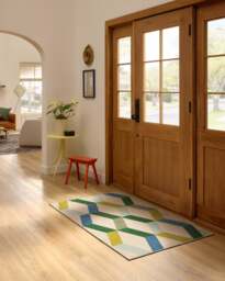 Kya Teal Rug - 245x305 - Machine Washable Area Rug - Kid & Pet Friendly - Indoor Rugs - Ruggable - thumbnail 2