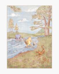 A Sunny Day Multicolour Rug Green - 150x215 - Machine Washable Area Rug - Kid & Pet Friendly - Indoor Rugs - Ruggable