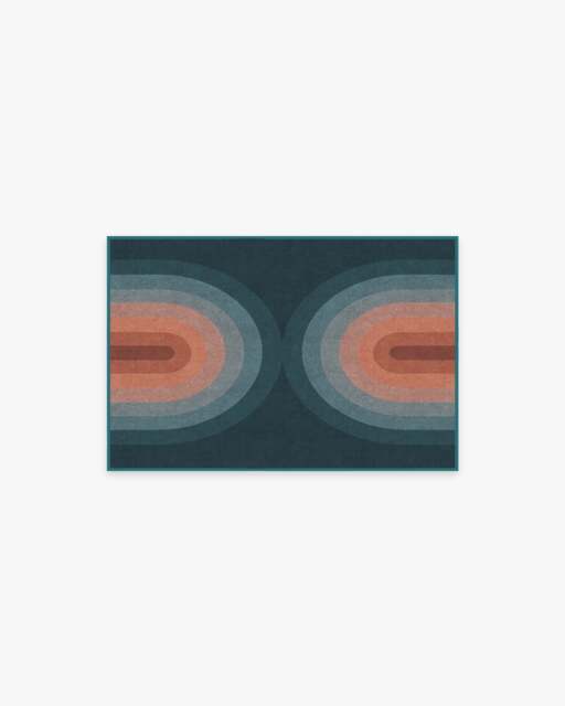 Absida Teal Rug - 60x90 - Machine Washable Area Rug - Kid & Pet Friendly - Indoor Rugs - Ruggable - image 1