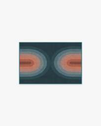Absida Teal Rug - 60x90 - Machine Washable Area Rug - Kid & Pet Friendly - Indoor Rugs - Ruggable - thumbnail 1