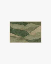 Mirage Sage & Tan Rug - 60x90 - Machine Washable Area Rug - Kid & Pet Friendly - Indoor Rugs - Ruggable - thumbnail 1