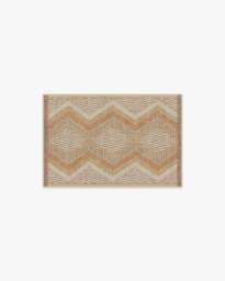 Etta Natural & Terra Rug by Justina Blakeney - 60x90 - Machine Washable Area Rug - Kid & Pet Friendly - Indoor Rugs - Ruggable - thumbnail 1