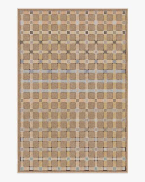 Maja Ochre Multicolour Rug Brown - 185x275 - Machine Washable Area Rug - Kid & Pet Friendly - Indoor Rugs - Ruggable - image 1
