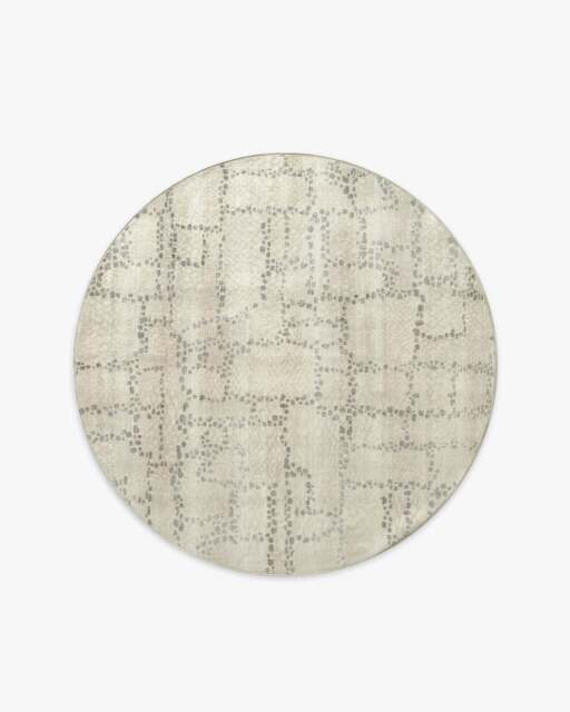 Aeren Natural Stone Rug - 185 Round - Machine Washable Area Rug - Kid & Pet Friendly - Indoor Rugs - Ruggable - image 1