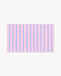 Giggle Squiggle Pink Rug - 90x150 - Machine Washable Area Rug - Kid & Pet Friendly - Indoor Rugs - Ruggable - thumbnail 1