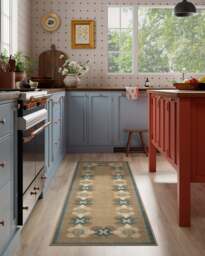 Aster Soft Blue Re-Jute Rug - 75x215 - Machine Washable Area Rug - Kid & Pet Friendly - Indoor Rugs - Ruggable - thumbnail 2