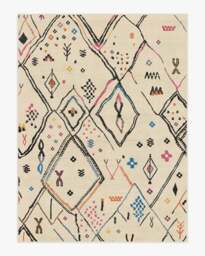 Pamir Ivory Multicolour Rug - 275x365 - Machine Washable Area Rug - Kid & Pet Friendly - Indoor Rugs - Ruggable - thumbnail 1