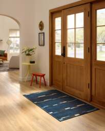 Rift Navy Flatwoven Rug - 60x90 - Machine Washable Area Rug - Kid & Pet Friendly - Indoor Rugs - Ruggable - thumbnail 2