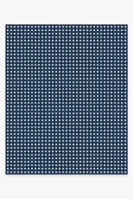 Adde Navy Outdoor Rug - 245x305 - Machine Washable Area Rug - Kid & Pet Friendly - Outdoor Rugs - Ruggable - image 1