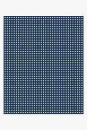 Adde Navy Outdoor Rug - 245x305 - Machine Washable Area Rug - Kid & Pet Friendly - Outdoor Rugs - Ruggable
