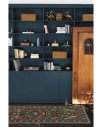 Birds Of A Feather Flatwoven Rug by Iris Apfel Green - 305x425 - Machine Washable Area Rug - Kid & Pet Friendly - Indoor Rugs - Ruggable - thumbnail 2