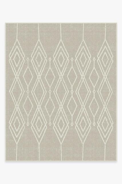 Gemma Lattice Natural Outdoor Rug - 245x305 - Machine Washable Area Rug - Kid & Pet Friendly - Indoor Rugs - Ruggable - image 1