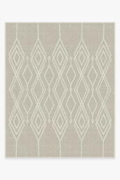 Gemma Lattice Natural Outdoor Rug - 245x305 - Machine Washable Area Rug - Kid & Pet Friendly - Indoor Rugs - Ruggable