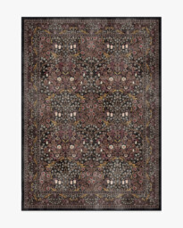 Blackthorn Charcoal & Amber Rug by Morris & Co. - 150x215 - Machine Washable Area Rug - Kid & Pet Friendly - Indoor Rugs - Ruggable - thumbnail 1