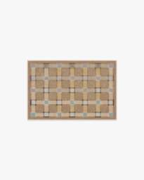 Maja Ochre Multicolour Rug Brown - 60x90 - Machine Washable Area Rug - Kid & Pet Friendly - Indoor Rugs - Ruggable - thumbnail 1