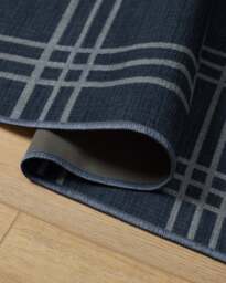 Pierre Navy Flatwoven Rug - 60x90 - Machine Washable Area Rug - Kid & Pet Friendly - Indoor Rugs - Ruggable - thumbnail 2
