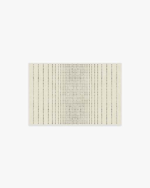 Array Black & Ivory Flatwoven Rug - 60x90 - Machine Washable Area Rug - Kid & Pet Friendly - Indoor Rugs - Ruggable - image 1