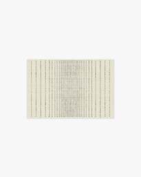 Array Black & Ivory Flatwoven Rug - 60x90 - Machine Washable Area Rug - Kid & Pet Friendly - Indoor Rugs - Ruggable - thumbnail 1