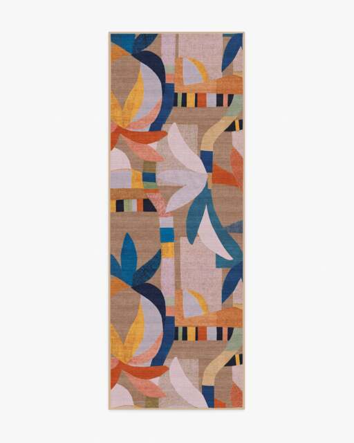 Laguna Natural Outdoor Rug - 75x215 - Machine Washable Area Rug - Kid & Pet Friendly - Indoor Rugs - Ruggable - image 1