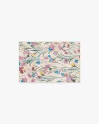 Abeline Multicolour Rug Purple - 60x90 - Machine Washable Area Rug - Kid & Pet Friendly - Indoor Rugs - Ruggable - thumbnail 1