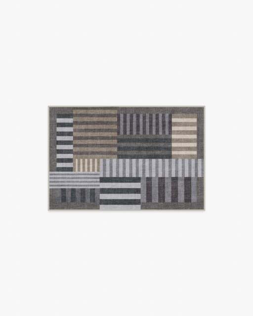 Maritime Grey Flatwoven Rug - 60x90 - Machine Washable Area Rug - Kid & Pet Friendly - Indoor Rugs - Ruggable - image 1