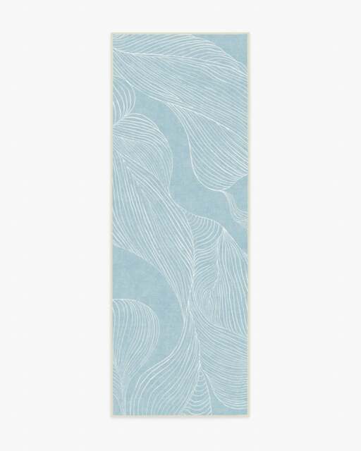 Sana Soft Blue Rug - 75x215 - Machine Washable Area Rug - Kid & Pet Friendly - Indoor Rugs - Ruggable - image 1