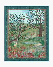 Whimsy Woods Multicolour Rug Green - 90x150 - Machine Washable Area Rug - Kid & Pet Friendly - Indoor Rugs - Ruggable - thumbnail 2