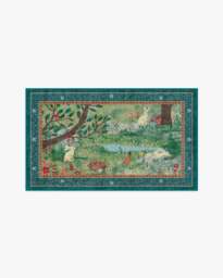 Whimsy Woods Multicolour Rug Green - 90x150 - Machine Washable Area Rug - Kid & Pet Friendly - Indoor Rugs - Ruggable - thumbnail 1