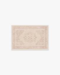 Kamran Soft Pink Flatwoven Rug - 60x90 - Machine Washable Area Rug - Kid & Pet Friendly - Indoor Rugs - Ruggable - thumbnail 1