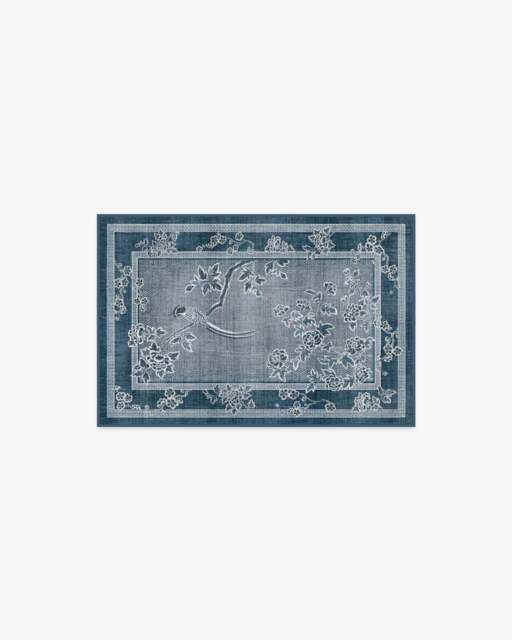 Draper Blue Rug by Gracie - 60x90 - Machine Washable Area Rug - Kid & Pet Friendly - Indoor Rugs - Ruggable - image 1