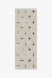 Crosby Birch & Charcoal Rug - 75x215 - Machine Washable Area Rug - Kid & Pet Friendly - Indoor Rugs - Ruggable - thumbnail 1