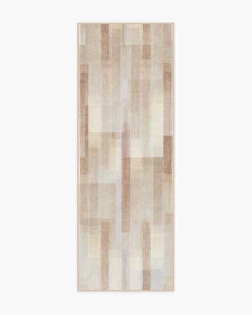 Solar Drift Neutral Rug - 75x215 - Machine Washable Area Rug - Kid & Pet Friendly - Indoor Rugs - Ruggable - image 1