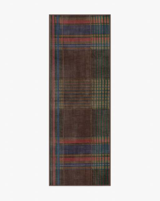 Emerson Brown Multicolour - 75x215 - Machine Washable Area Rug - Kid & Pet Friendly - Indoor Rugs - Ruggable - image 1