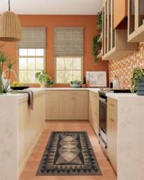 Hilma Charcoal Flatwoven Rug by Justina Blakeney - 150x215 - Machine Washable Area Rug - Kid & Pet Friendly - Indoor Rugs - Ruggable - thumbnail 2