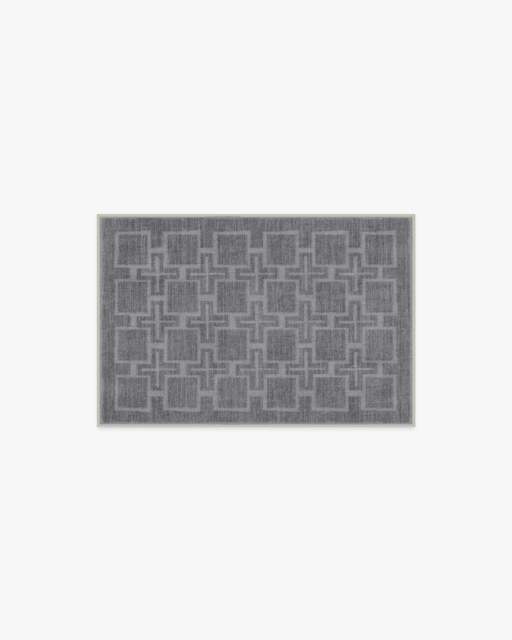 Fletcher Grey Rug - 60x90 - Machine Washable Area Rug - Kid & Pet Friendly - Indoor Rugs - Ruggable - image 1