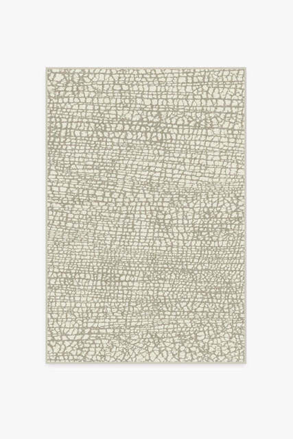 Crackle Light Grey Rug - 120x185 - Machine Washable Area Rug - Kid & Pet Friendly - Indoor Rugs - Ruggable - image 1