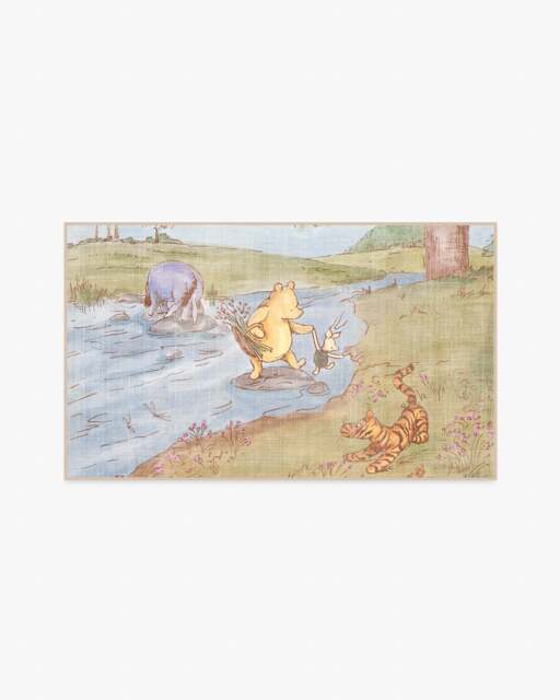 A Sunny Day Flatwoven Rug Green - 90x150 - Machine Washable Area Rug - Kid & Pet Friendly - Indoor Rugs - Ruggable - image 1