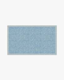 Teeny Terrazzo Blue Rug - 90x150 - Machine Washable Area Rug - Kid & Pet Friendly - Indoor Rugs - Ruggable - thumbnail 1