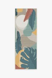 Havana Outdoor Rug Blue - 75x215 - Machine Washable Area Rug - Kid & Pet Friendly - Indoor Rugs - Ruggable - thumbnail 1