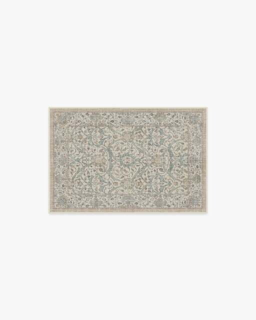 Montreal Natural Jade Rug by Morris & Co. - 60x90 - Machine Washable Area Rug - Kid & Pet Friendly - Indoor Rugs - Ruggable - image 1