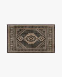 Rayne Charcoal & Tan Rug - 60x90 - Machine Washable Area Rug - Kid & Pet Friendly - Indoor Rugs - Ruggable - thumbnail 2