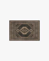 Rayne Charcoal & Tan Rug - 60x90 - Machine Washable Area Rug - Kid & Pet Friendly - Indoor Rugs - Ruggable - thumbnail 1